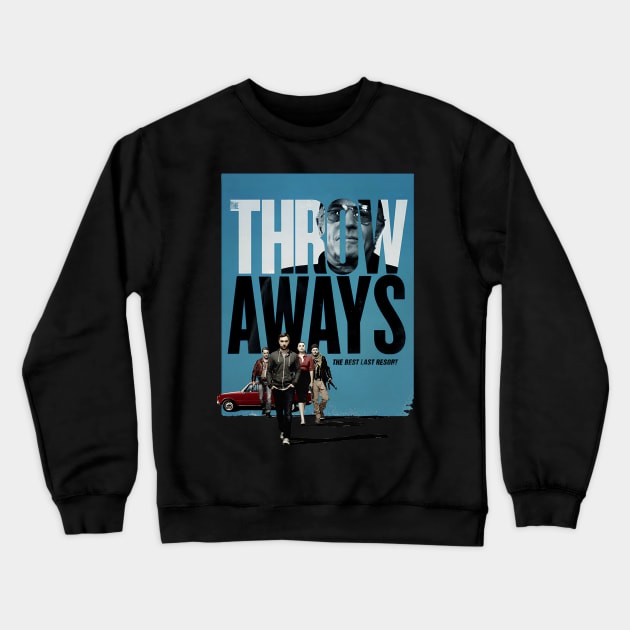 Throw Aways Crewneck Sweatshirt by Virtue in the Wasteland Podcast